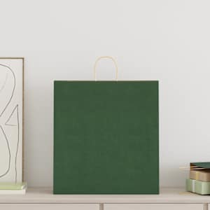 Papírové tašky 250 ks s uchy Zelená 45x17x48 cm - obrázek 2