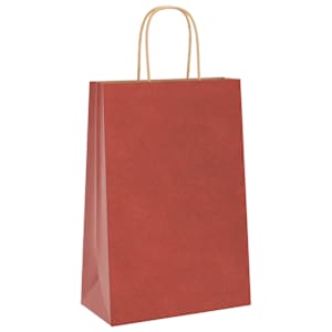 Papírové sáčky 250 ks s uchy červené 21x11x31 cm - obrázek 3