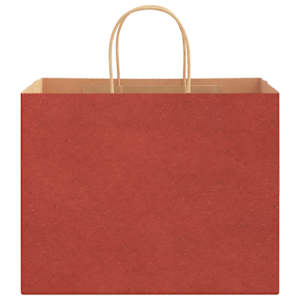 Papírové sáčky 250 ks s uchy červené 32x22x24 cm - obrázek 5