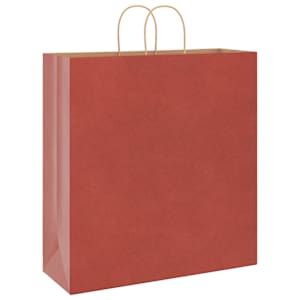 Papírové tašky 250 ks s uchy červené 45x17x48 cm - obrázek 4