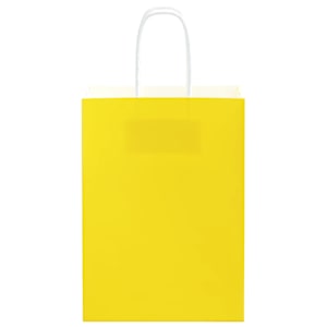 Papírové sáčky 250 ks s uchy žluté 15x8x21 cm - obrázek 5