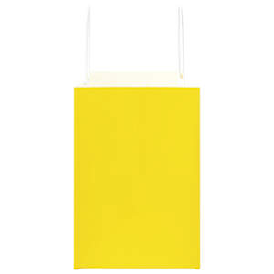 Papírové sáčky 250 ks s uchy žluté 32x17x25 cm - obrázek 6