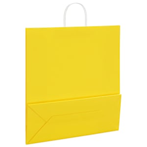 Papírové tašky 250 ks s uchy Žlutá 45x17x48 cm - obrázek 9
