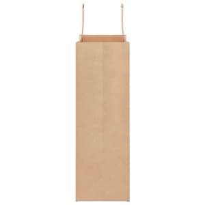 Papírové tašky 250 ks s uchy hnědé 26x12x35 cm - obrázek 6