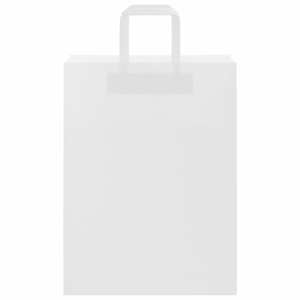 Papírové tašky 250 ks s uchy Bílá 26x12x35 cm - obrázek 5