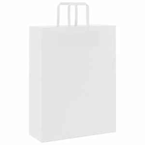 Papírové sáčky 250 ks s uchy bílé 32x12x42 cm - obrázek 7