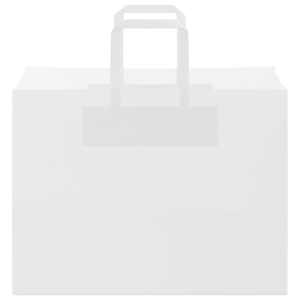 Papírové tašky 250 ks s uchy bílé 32x17x25 cm - obrázek 5