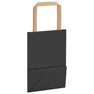 Papírové sáčky 250 ks s uchy černé 15x8x21 cm - obrázek 9