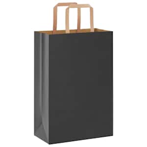 Papírové sáčky 250 ks s uchy černé 21x11x31 cm - obrázek 3