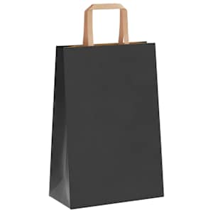 Papírové sáčky 250 ks s uchy černé 21x11x31 cm - obrázek 4