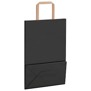 Papírové sáčky 250 ks s uchy černé 21x11x31 cm - obrázek 9
