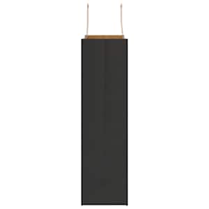 Papírové tašky 250 ks s uchy černé 32x12x42 cm - obrázek 6
