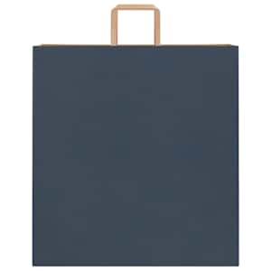Papírové tašky 250 ks s uchy Modrá 45x17x48 cm - obrázek 5
