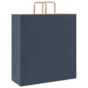 Papírové tašky 250 ks s uchy Modrá 45x17x48 cm - obrázek 7
