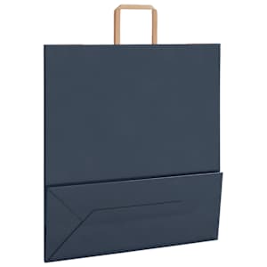 Papírové tašky 250 ks s uchy Modrá 45x17x48 cm - obrázek 9