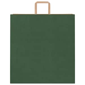 Papírové tašky 250 ks s uchy Zelená 45x17x48 cm - obrázek 5