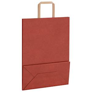 Papírové sáčky 250 ks s uchy červené 26x12x35 cm - obrázek 9