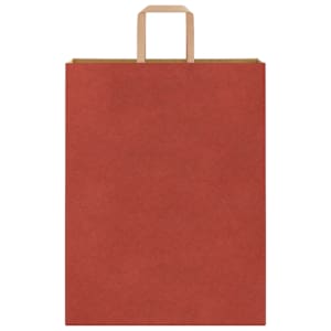 Papírové sáčky 250 ks s uchy červené 32x12x42 cm - obrázek 4