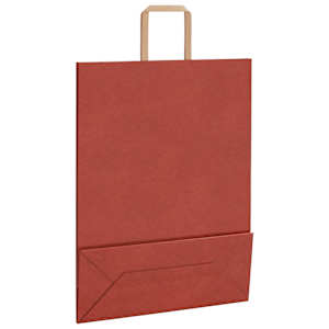 Papírové sáčky 250 ks s uchy červené 32x12x42 cm - obrázek 9
