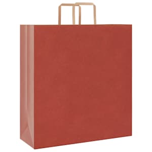 Papírové tašky 250 ks s uchy červené 45x17x48 cm - obrázek 3