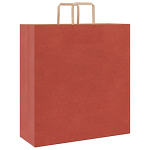 Papírové tašky 250 ks s uchy červené 45x17x48 cm - obrázek 7