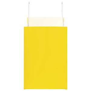 Papírové sáčky 250 ks s uchy žluté 32x17x25 cm - obrázek 6