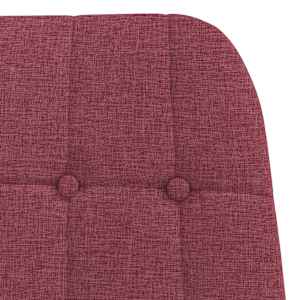 Relaxační křeslo s podnožkou vínové textil - obrázek 8