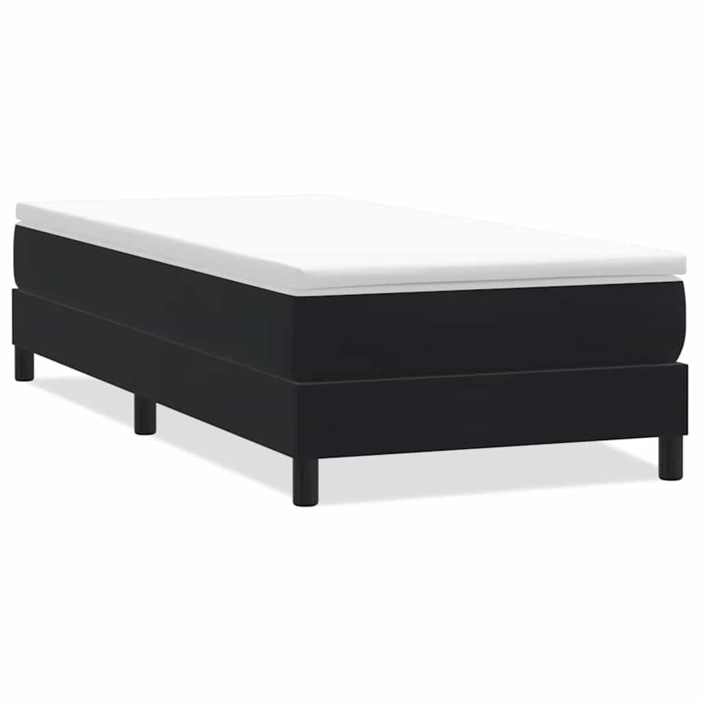 vidaXL Postel Box Spring bez matrace černá 80x210 cm samet