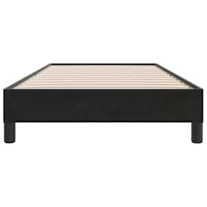 Postel Box Spring bez matrace černá 80x210 cm samet - obrázek 5