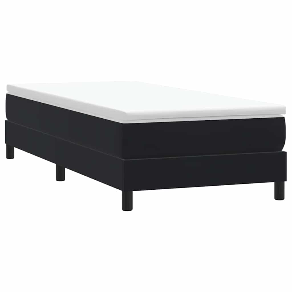 vidaXL Boxspringbett ohne Matratze Schwarz 80x210 cm Samt