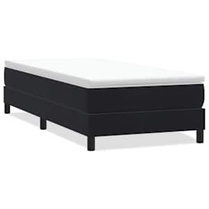 Postel Box Spring bez matrace černá 90x210 cm samet - obrázek 2