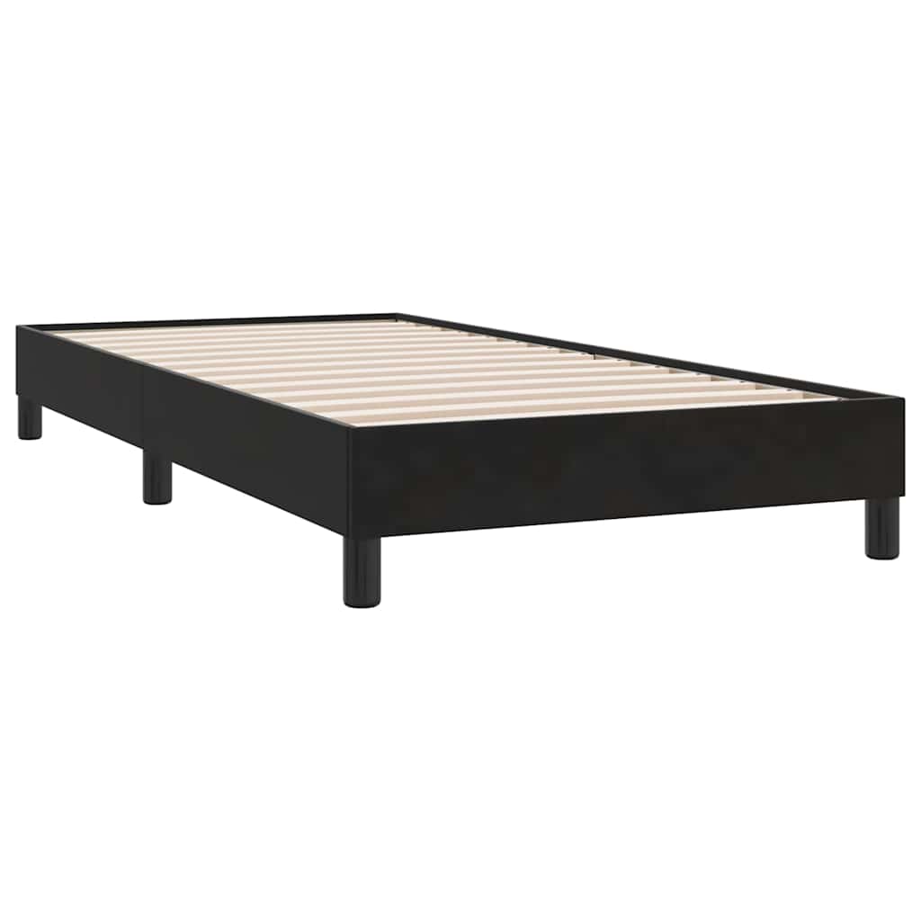 vidaXL Boxspring zonder matras fluweel zwart 90x210 cm afbeelding