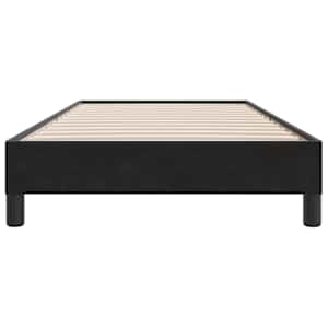 Postel Box Spring bez matrace černá 100x210 cm samet - obrázek 5