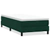 vidaXL Box Vedruvoodi ilma Madratsita Tumeroheline 100x210 cm Velvet