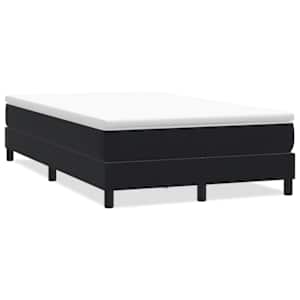Postel Box Spring bez matrace černá 120x210 cm samet - obrázek 2