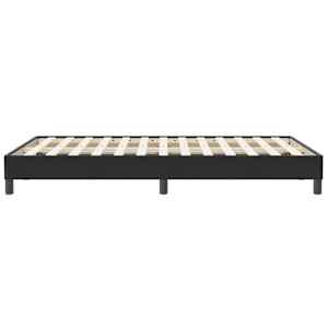 Postel Box Spring bez matrace černá 120x210 cm samet - obrázek 6