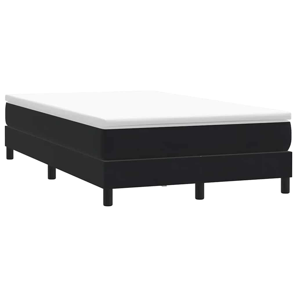 vidaXL Boxspringbett ohne Matratze Schwarz 120x210 cm Samt