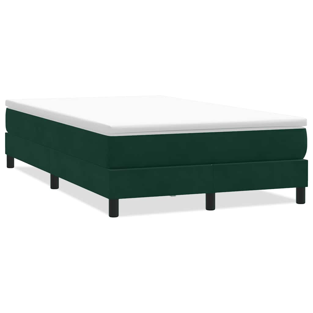 vidaXL Boxspring zonder matras fluweel donkergroen 120x210 cm groen, foto 3