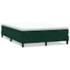 vidaXL Box Vedruvoodi ilma Madratsita Tumeroheline 140x210 cm samet