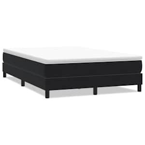Postel Box Spring bez matrace černá 160x210 cm samet - obrázek 2