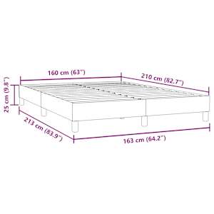 Postel Box Spring bez matrace tmavě zelená 160x210 cm samet - obrázek 10