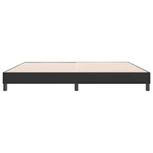 Postel Box Spring bez matrace černá 180x210 cm samet - obrázek 5