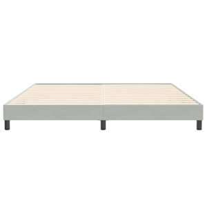 Postel Box Spring bez matrace světle šedá 200x210 cm Velvet - obrázek 5