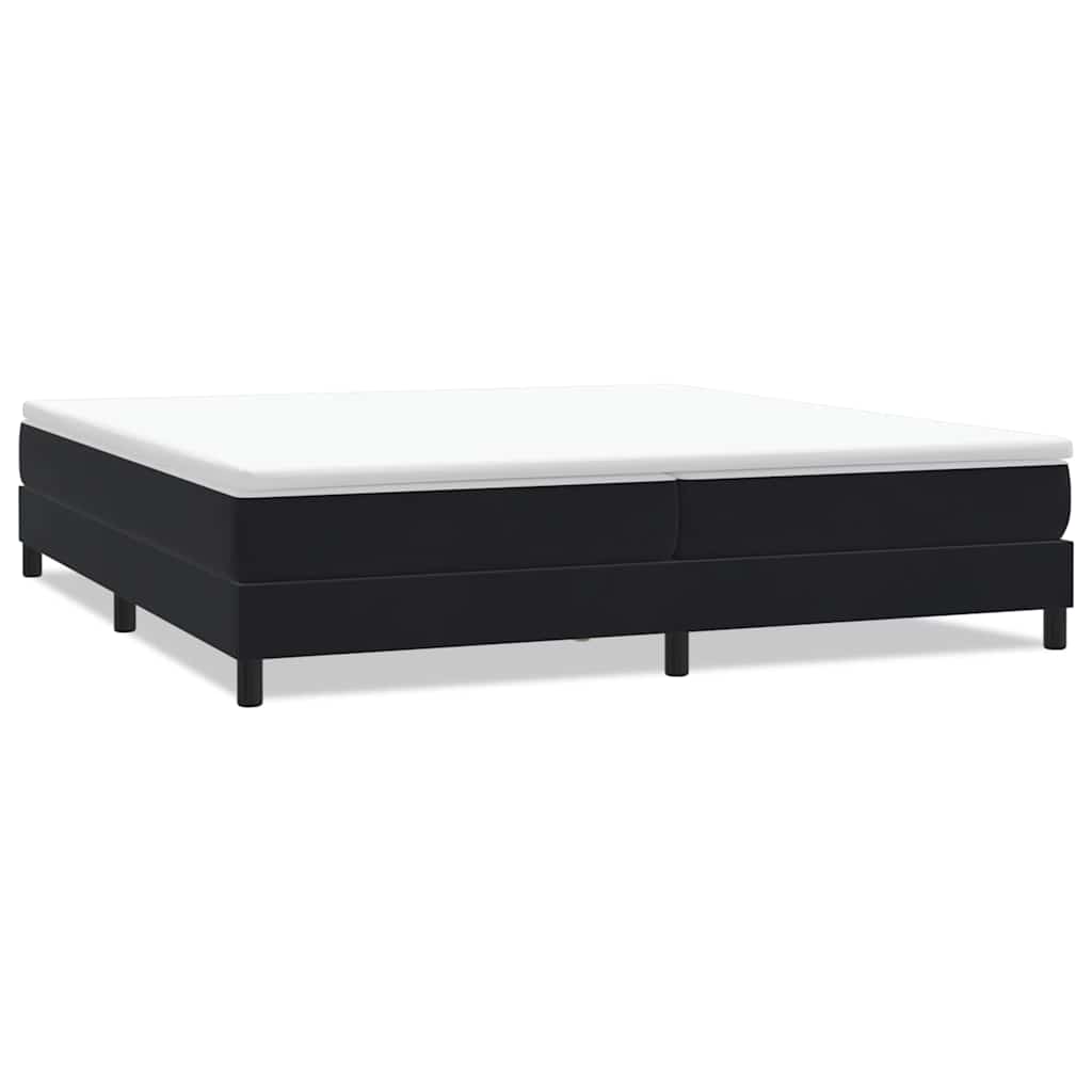 vidaXL Postel Box Spring bez matrace černá 200x210 cm samet