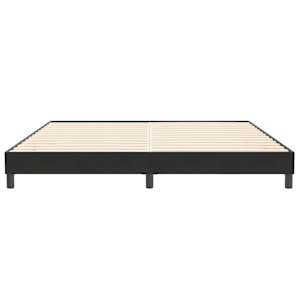 Postel Box Spring bez matrace černá 200x210 cm samet - obrázek 5