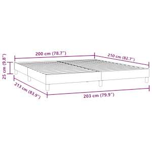 Postel Box Spring bez matrace růžová 200x210 cm samet - obrázek 10
