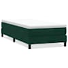 vidaXL Box Vedruvoodi ilma madratsita Tumeroheline 80x220 cm samet