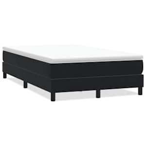 Postel Box Spring bez matrace černá 120x220 cm samet - obrázek 2
