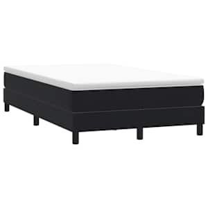 Postel Box Spring bez matrace černá 120x220 cm samet - obrázek 3
