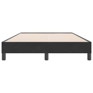 Postel Box Spring bez matrace černá 120x220 cm samet - obrázek 5